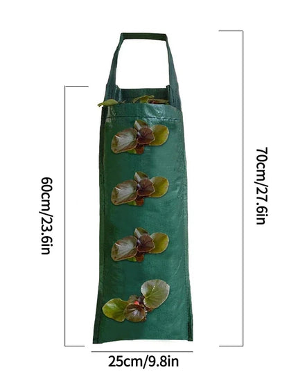 Vertical Garden Hanging Grow Bags - Indoor Outdoor Planter Pots for Vegetables