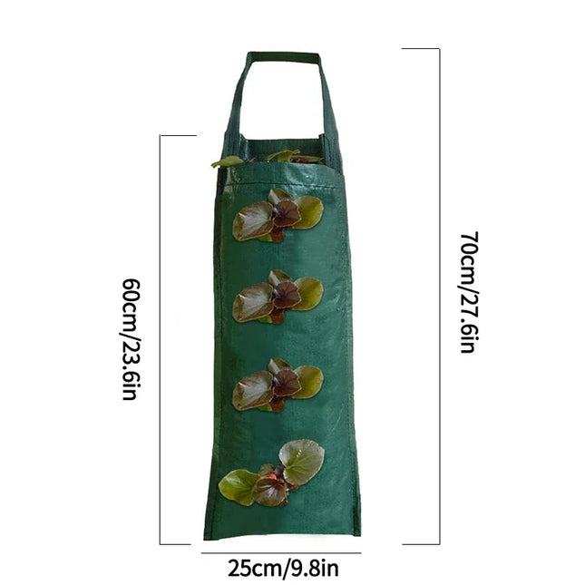 Vertical Garden Hanging Grow Bags - Indoor Outdoor Planter Pots for Vegetables