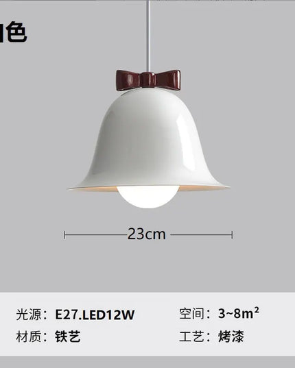 Nordic Chandelier Pendant Lamp - Bowknot Design for Creative Spaces