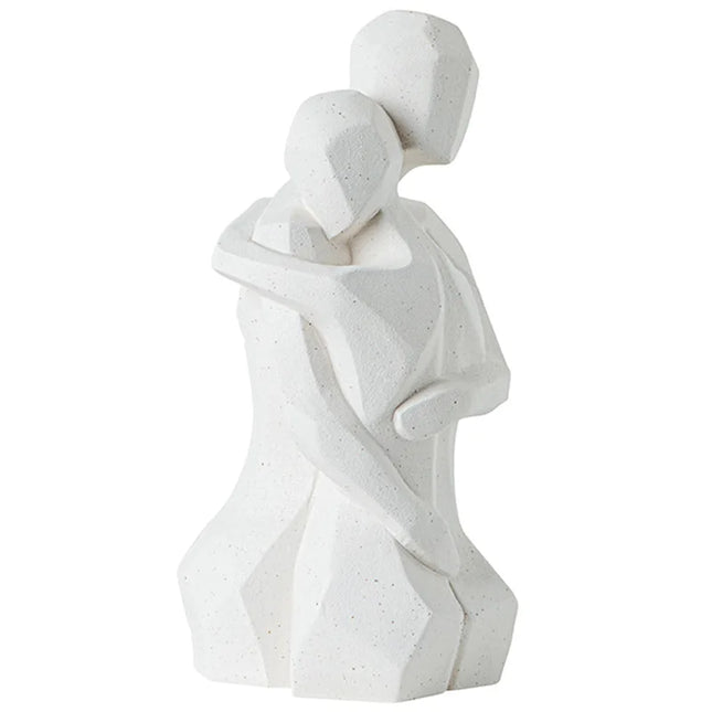 Couples Embrace Ceramic Ornaments - Miniature Room Decor