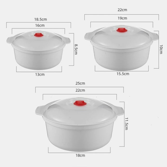 Microwave Oven Special Box 
Household Plastic with Lid