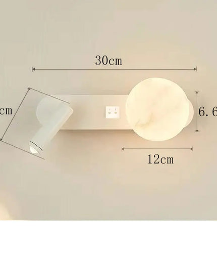 Modern Black & White Wall Lamp - Minimalist Designer Lighting