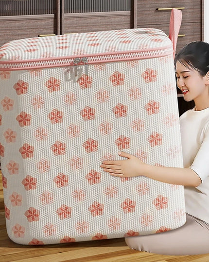 Large Capacity Quilt Storage Bag - Non-Woven Fabric Organizer for Home