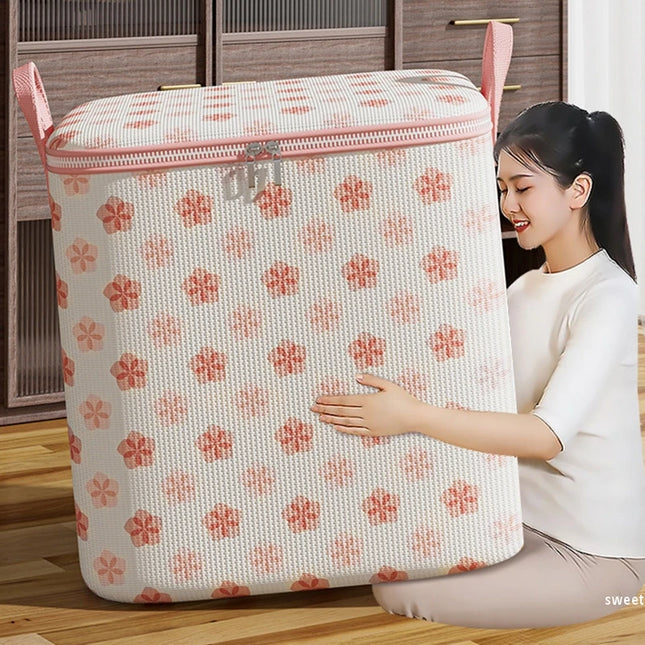 Large Capacity Quilt Storage Bag - Non-Woven Fabric Organizer for Home