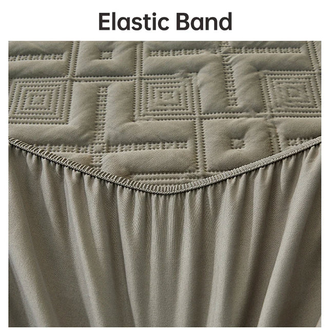 Waterproof Quilted Fitted Mattress Cover - Soft & Durable Bedding