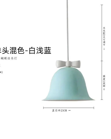 Nordic Chandelier Pendant Lamp - Bowknot Design for Creative Spaces