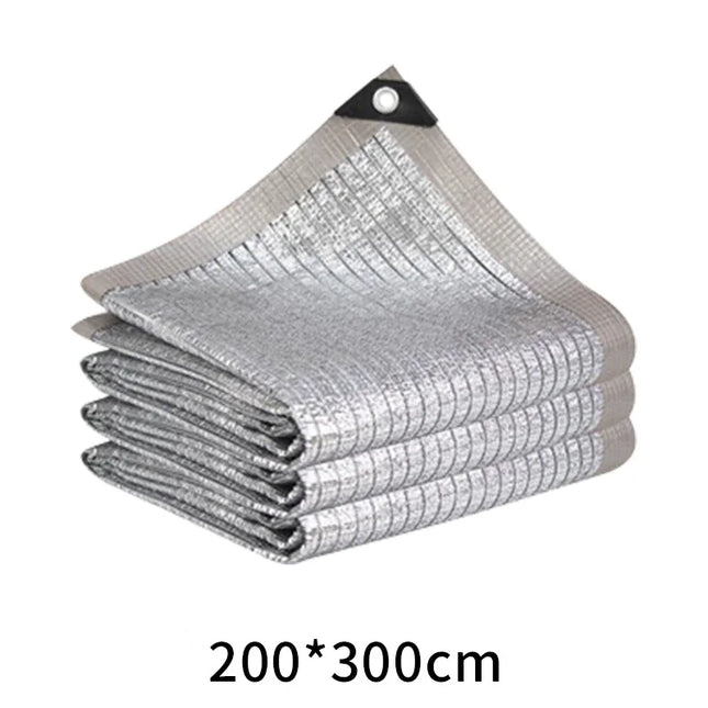 Aluminum Foil Sunshade Net - UV Protection & 90% Heat Reflective Insulation