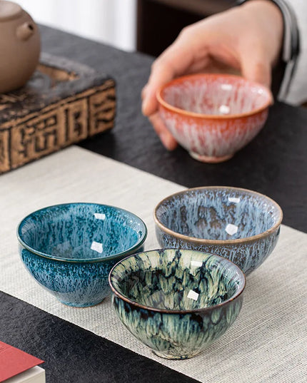 60ML Mini Tea Bowl Ceramic Gradient Color 
Espresso Coffee Cups