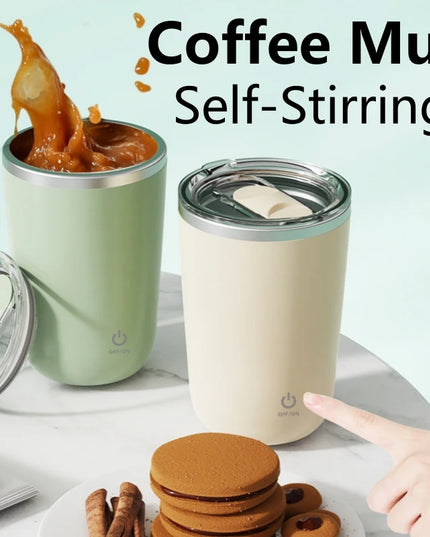 350ml Stainless Steel Self-Stirring Mug