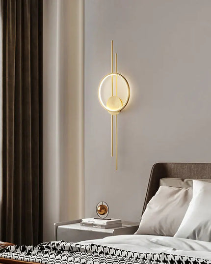 Modern Minimalist Wall Lamp - Creative Nordic Design for Living Room