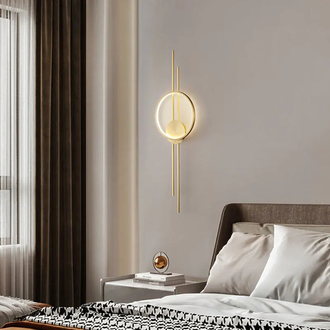 Modern Minimalist Wall Lamp - Creative Nordic Design for Living Room
