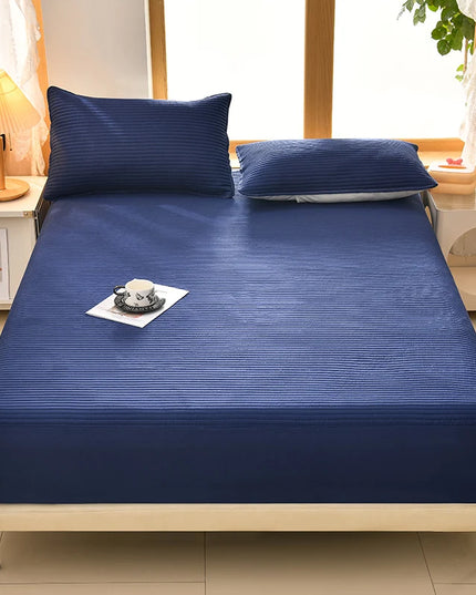 Anqianny 3-Layer Waterproof Mattress Cover - Soft Anti-Dust Mite Protection