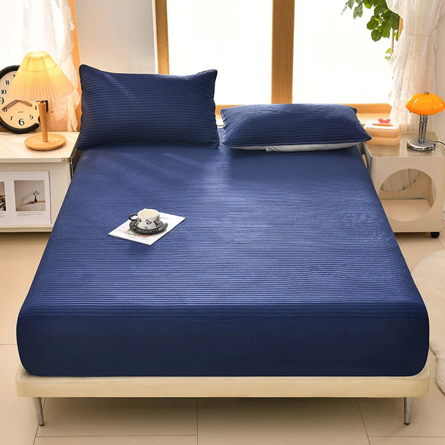 Anqianny 3-Layer Waterproof Mattress Cover - Soft Anti-Dust Mite Protection
