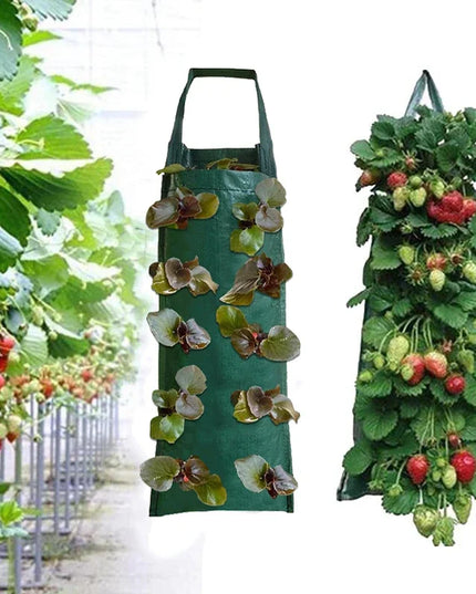 Vertical Garden Hanging Grow Bags - Indoor Outdoor Planter Pots for Vegetables