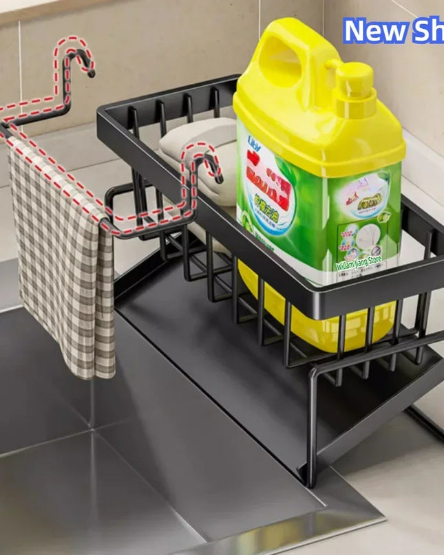Kitchen Sink Drain Rack 
Self-draining Sink rack for Detergent, Sponge, Rag Towe, Rack Filter