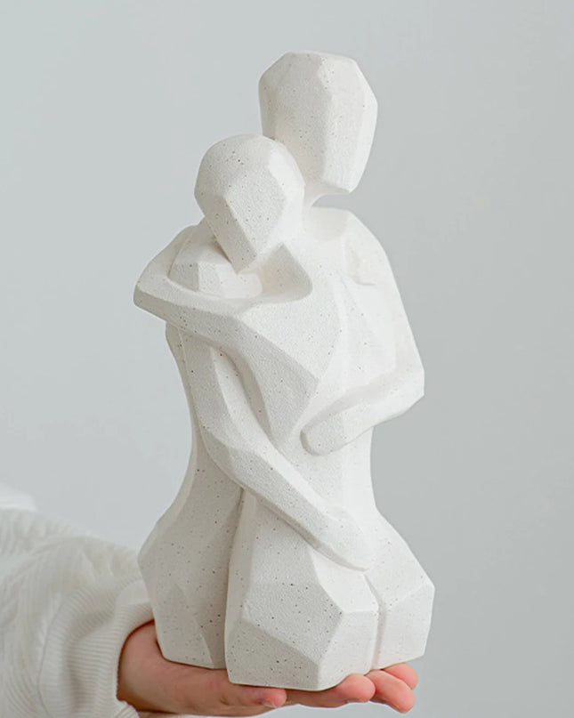 Couples Embrace Ceramic Ornaments - Miniature Room Decor