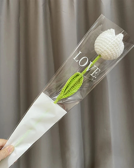 Hand-Knitted Crochet Flower Bouquet - Perfect Gift for Weddings & Graduations