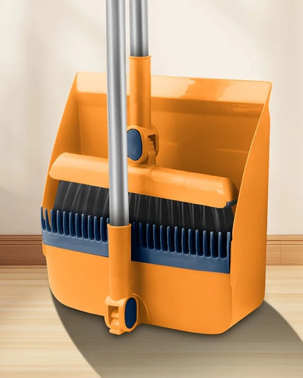 3-in-1 Foldable Magnetic Broom Set - Perfect for Pet Hair Cleaning