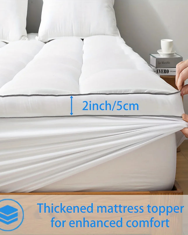 Anqianny Quilted Cooling Mattress Topper - Extra Thick & Soft Comfort