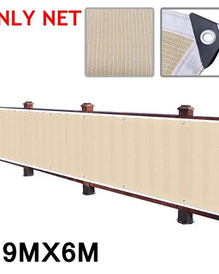 Sun Shade Net for Balcony Privacy - Outdoor Garden Shelter Screen