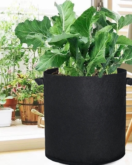 5PCS 3-30 Gallons Garden Vegetable Planting Bag Felt Grow Bags Plant Seedling Bag for Potato Tomato Flower Planting Accessories