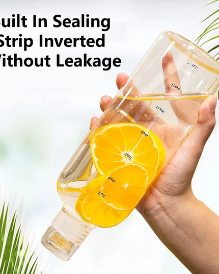 300-1000ml Glass Water Bottle Large Capacity