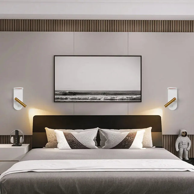 Modern Wall Mounted LED Lamp - Nordic Design for Bedroom & Hallway