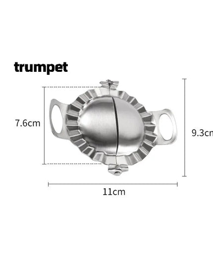 Manual Dumpling Maker - 304 Stainless Steel Jiaozi Device for Easy Cooking