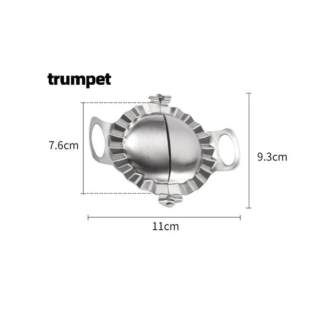Manual Dumpling Maker - 304 Stainless Steel Jiaozi Device for Easy Cooking