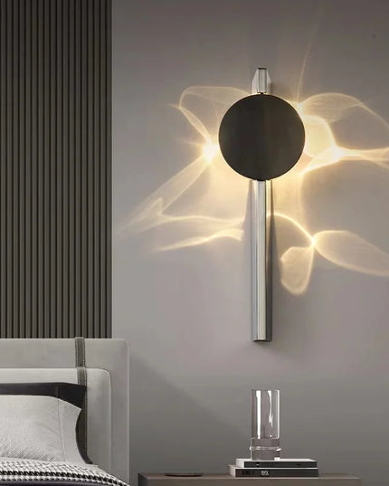 Ripple Stainless Steel Wall Light - Modern Rotating Designer Lamp