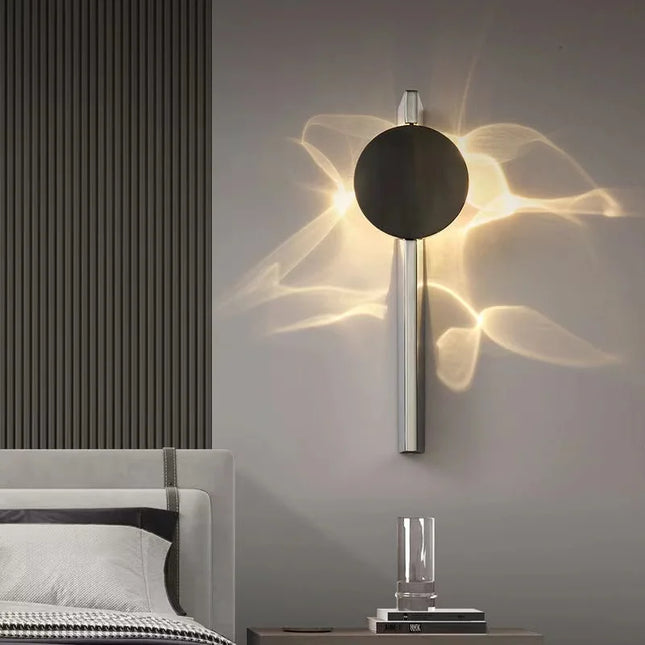 Ripple Stainless Steel Wall Light - Modern Rotating Designer Lamp