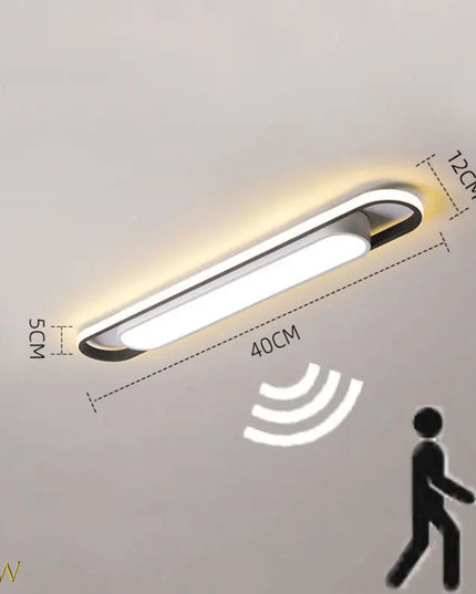 Modern LED Ceiling Light for Living Room -  Long Strip, Minimalist Design