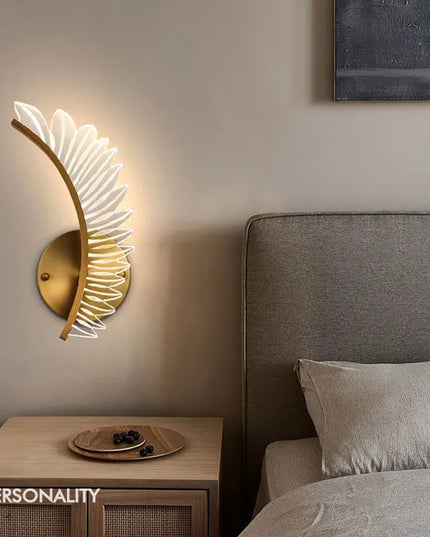 Luxury Nordic Modern Wall Lamp - Gold Aluminum LED Design