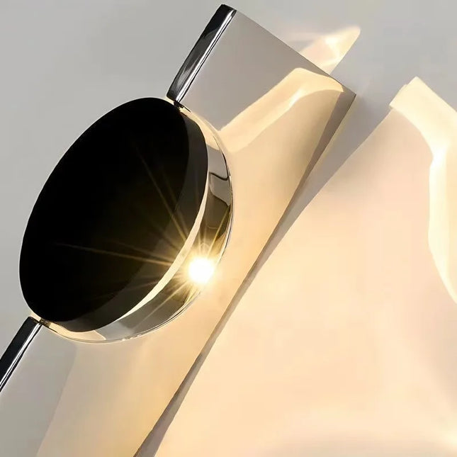Ripple Stainless Steel Wall Light - Modern Rotating Designer Lamp