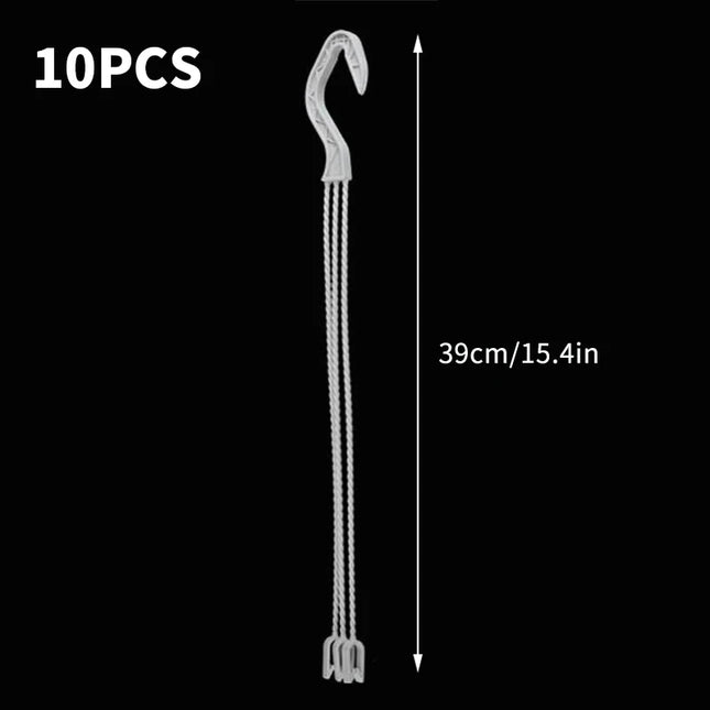 Plastic Flower Pot Hanger Plant Pot Hanging Holder Garden Planter Hooks Home Hanging Basket Balcony Decor 24/36cm Wholesale
