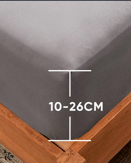 Anqianny Waterproof Fitted Sheet - Anti-Dust Mite, Elastic Band