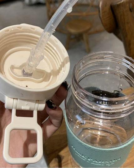500ml Portable Water Bottle with Straw