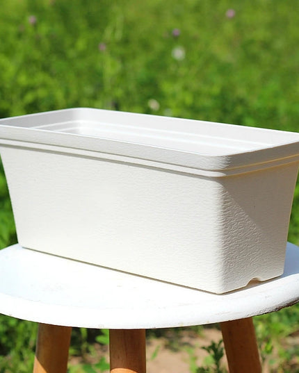 High-quality Gardening Flower Pot Thicken Plastic Planting Pot Balcony Vegetable Flower Pot Rectangular Planting Planters