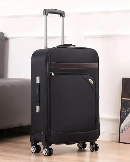 Modishion 20-Inch Soft Shell Suitcase - Large Capacity, Combination Lock