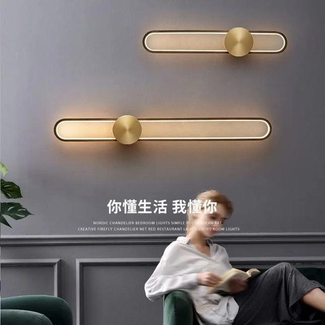 Modern Nordic LED Wall Lamp - Stylish Lighting for Bedroom & Living Room