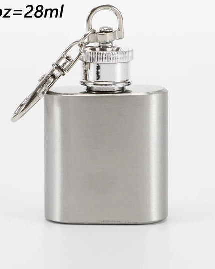 High-Quality Stainless Steel Hip Flask - 1-10 oz Portable Drinkware