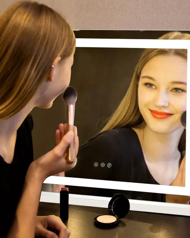 Modishion LED Makeup Mirror - 3 Color Modes & Touch Control