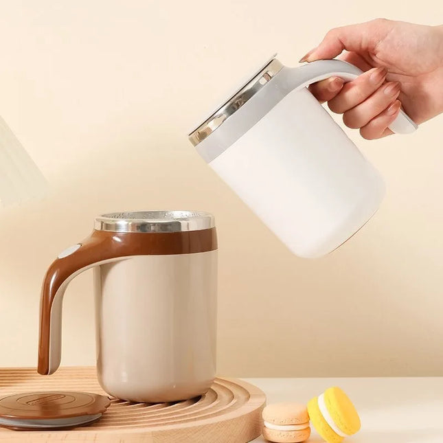350ml Stainless Steel Self-Stirring Mug