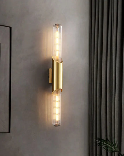 Gold E27 Wall Lamp - Modern Minimalist Design for Bedroom & Living Room