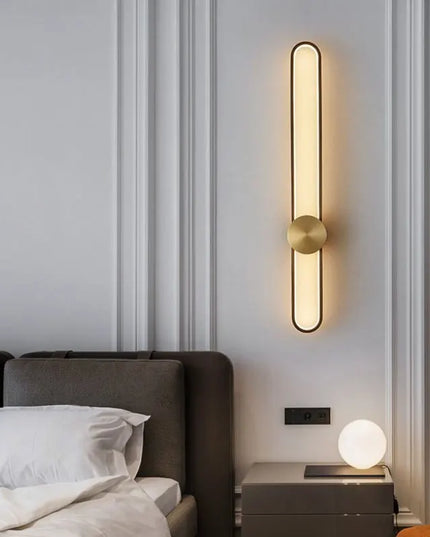 Modern Nordic LED Wall Lamp - Stylish Lighting for Bedroom & Living Room