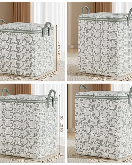 Large Capacity Quilt Storage Bag - Non-Woven Fabric Organizer for Home