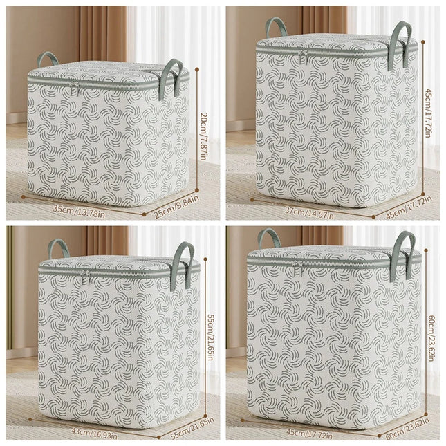 Large Capacity Quilt Storage Bag - Non-Woven Fabric Organizer for Home