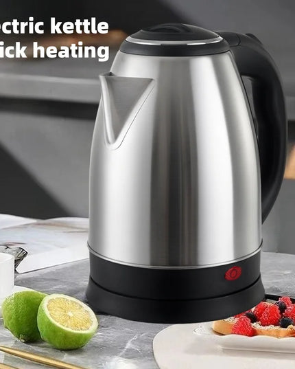 Stainless Steel Electric Kettle 2L - Hot Water Boiler for Tea & Coffee