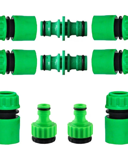 Garden Watering Hose Connector - 1/2" Quick Connect Repair Adapter