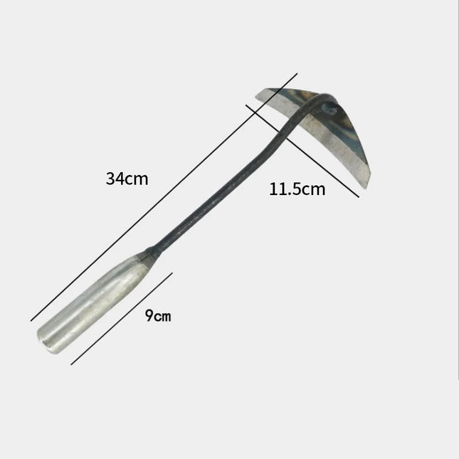 Steel Hardened Hollow Hoe Garden Weeding Rake Vegetable Planting Farm Gardening Loosening Soil Tool Weeding Shovel Tool